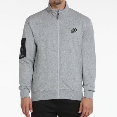 tienda de padel Madrid, tienda de padel online, tienda de padel españa, tienda de padel en linea, SUDADERA BULLPADEL BEADE GRIS 