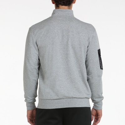 tienda de padel Madrid, tienda de padel online, tienda de padel españa, tienda de padel en linea, SUDADERA BULLPADEL BEADE GRIS 