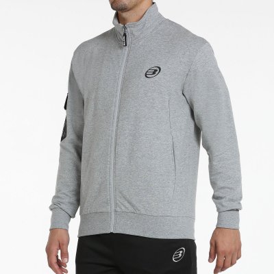 tienda de padel Madrid, tienda de padel online, tienda de padel españa, tienda de padel en linea, SUDADERA BULLPADEL BEADE GRIS 