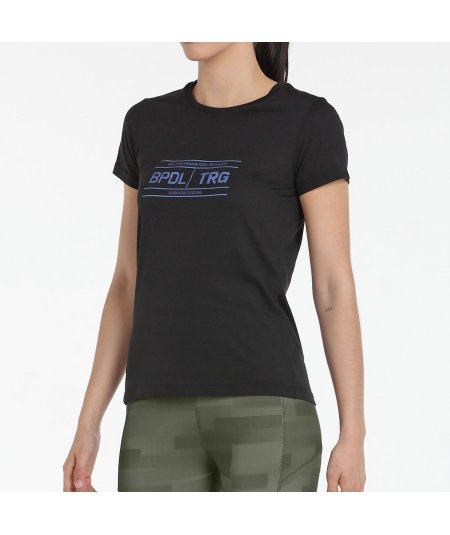 tienda de padel Madrid, tienda de padel online, tienda de padel españa, tienda de padel en linea, CAMISETA BULLPADEL TARF NEGRO