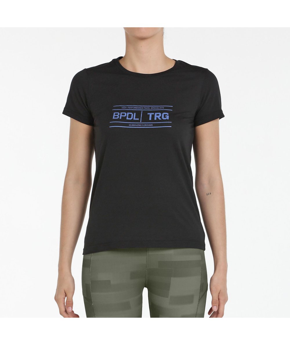 tienda de padel Madrid, tienda de padel online, tienda de padel españa, tienda de padel en linea, CAMISETA BULLPADEL TARF NEGRO