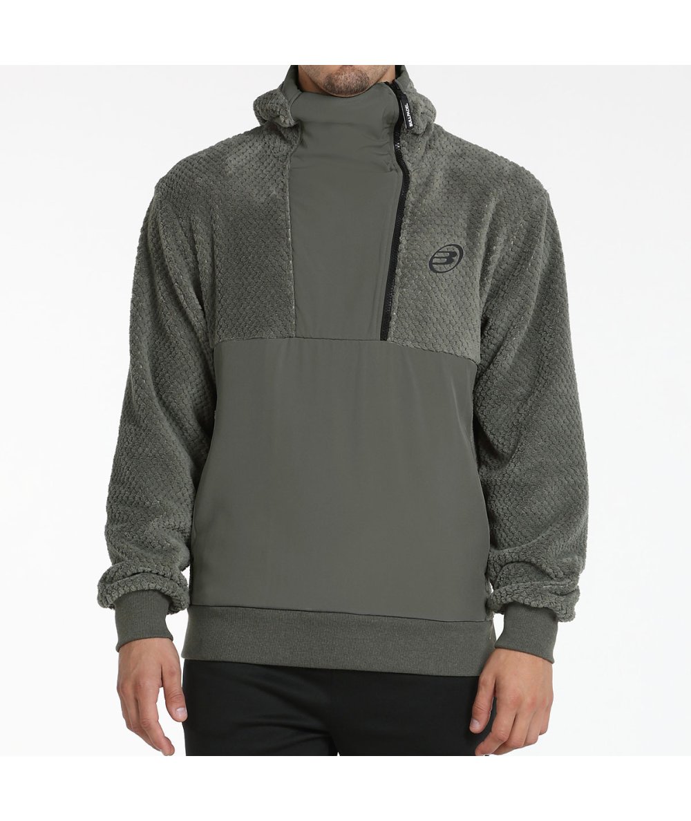 tienda de padel Madrid, tienda de padel online, tienda de padel españa, tienda de padel en linea, SUDADERA BULLPADEL BOBORA KAKI