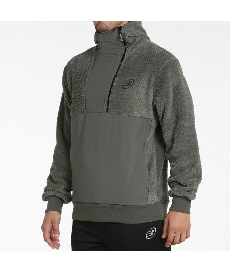 tienda de padel Madrid, tienda de padel online, tienda de padel españa, tienda de padel en linea, SUDADERA BULLPADEL BOBORA KAKI