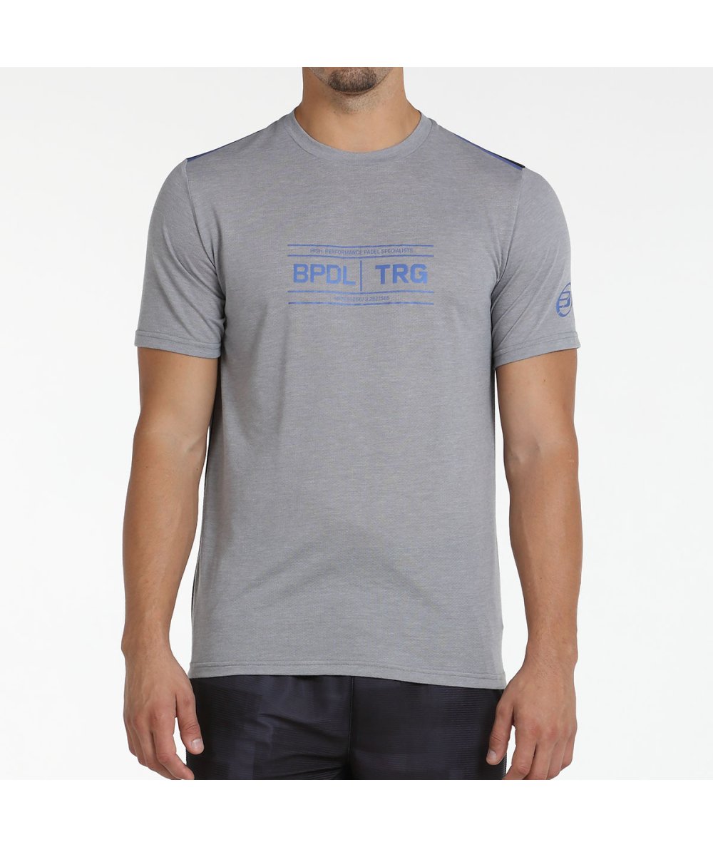 tienda de padel Madrid, tienda de padel online, tienda de padel españa, tienda de padel en linea, CAMISETA BULLPADEL TOEN GRIS M