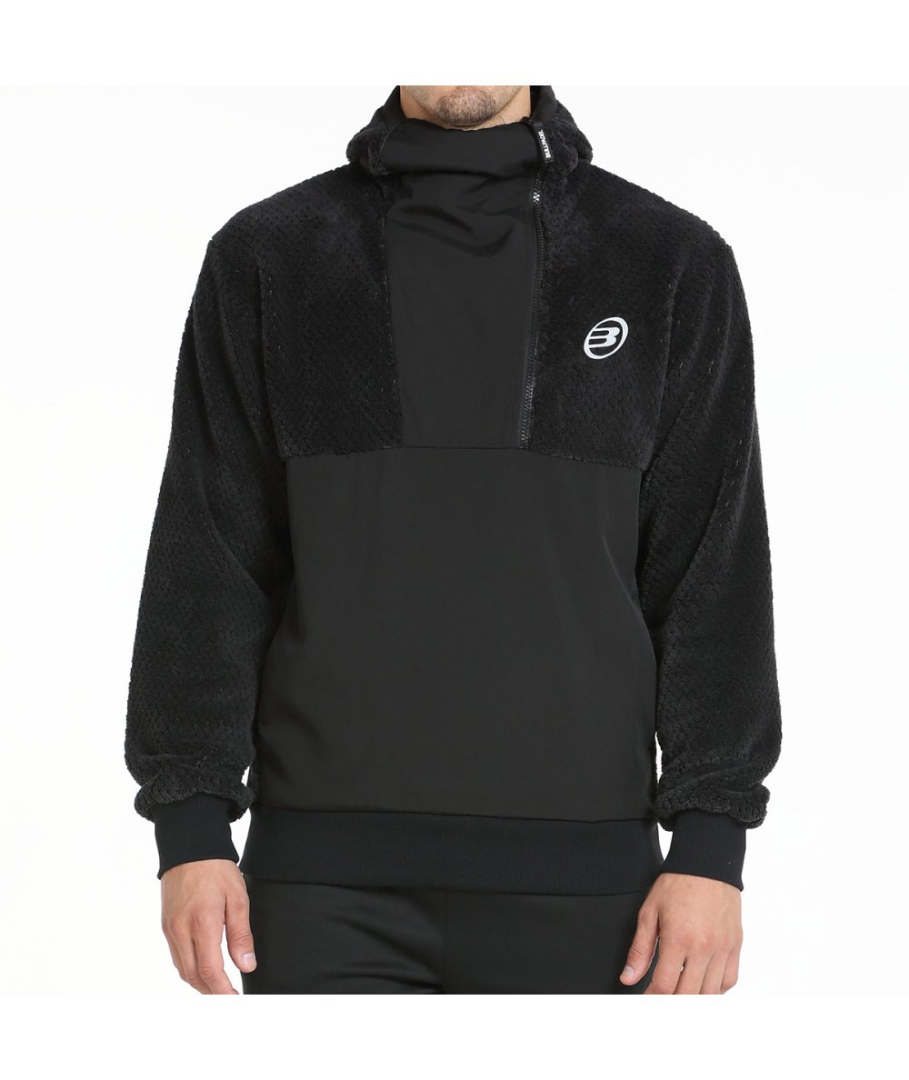 tienda de padel Madrid, tienda de padel online, tienda de padel españa, tienda de padel en linea, SUDADERA BULLPADEL BOBORA NEGR