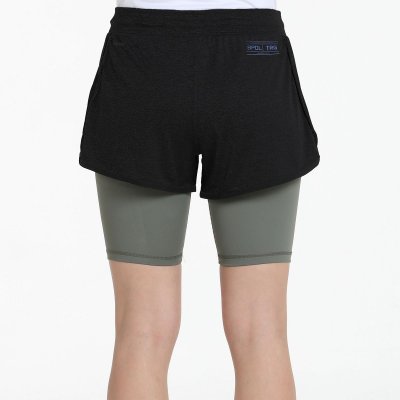 tienda de padel Madrid, tienda de padel online, tienda de padel españa, tienda de padel en linea, SHORT BULLPADEL TEIXEL NEGRO