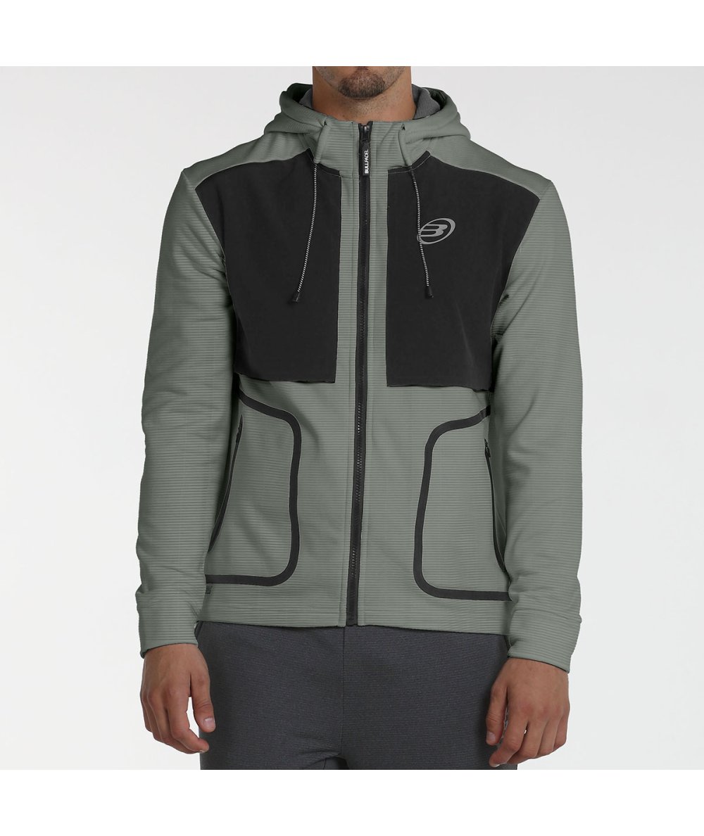 tienda de padel Madrid, tienda de padel online, tienda de padel españa, tienda de padel en linea, SUDADERA BULLPADEL BELEL KAKI 