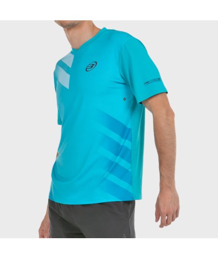 tienda de padel Madrid, tienda de padel online, tienda de padel españa, tienda de padel en linea, CAMISETA BULLPADEL MARON TURQU