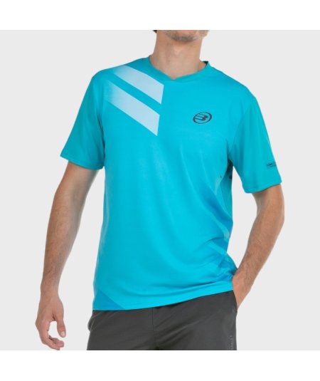 tienda de padel Madrid, tienda de padel online, tienda de padel españa, tienda de padel en linea, CAMISETA BULLPADEL MARON TURQU