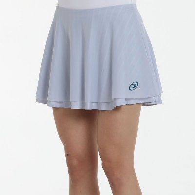tienda de padel Madrid, tienda de padel online, tienda de padel españa, tienda de padel en linea, FALDA BULLPADEL OKAB GRIS AZUL