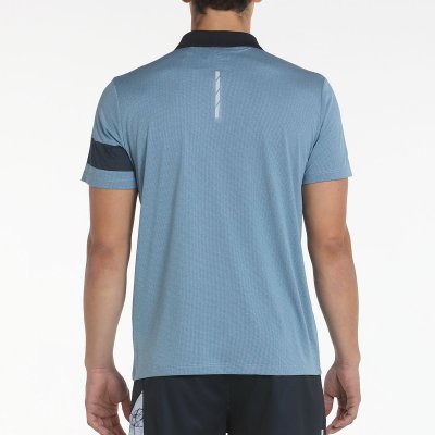 tienda de padel Madrid, tienda de padel online, tienda de padel españa, tienda de padel en linea, POLO BULLPADEL CHASO AZUL SOMB