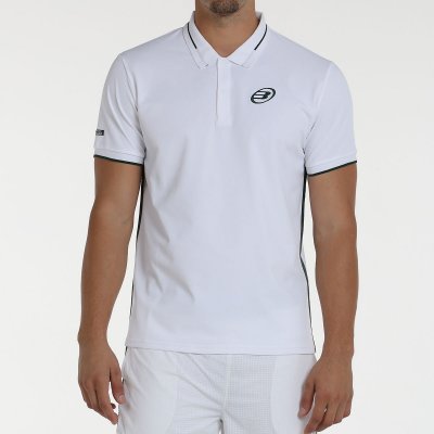 tienda de padel Madrid, tienda de padel online, tienda de padel españa, tienda de padel en linea, POLO BULLPADEL LEIRO BLANCO