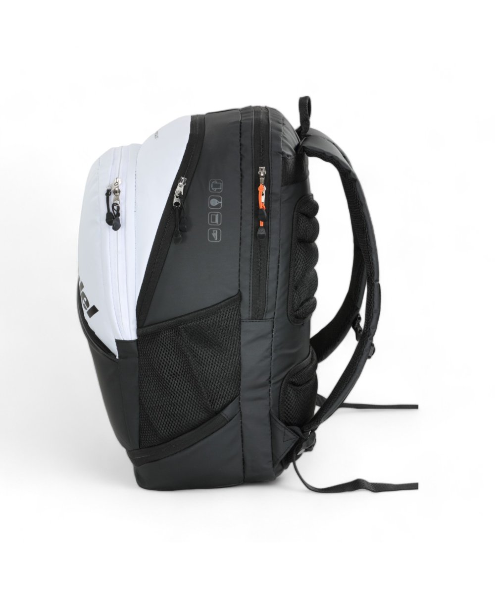Zaino Bullpadel BPM 22006 Hack Pro Nero – Scomparto Rigido Per Pale, Imbottito Per Elettronica, Poliestere Robusto