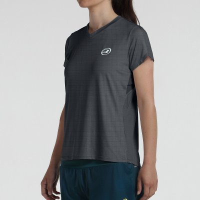 tienda de padel Madrid, tienda de padel online, tienda de padel españa, tienda de padel en linea, CAMISETA BULLPADEL LARDA NEGRO