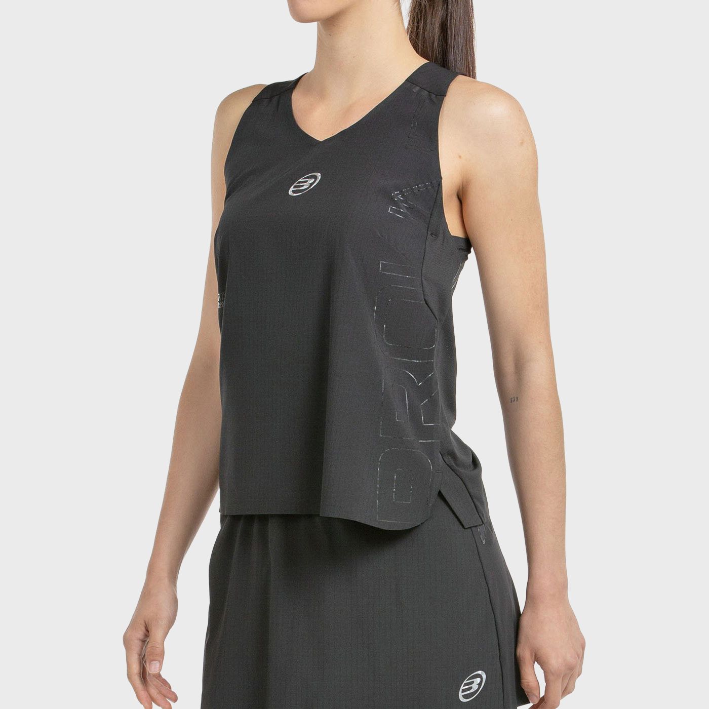 T-SHIRT BULLPADEL LLEVA BLACK