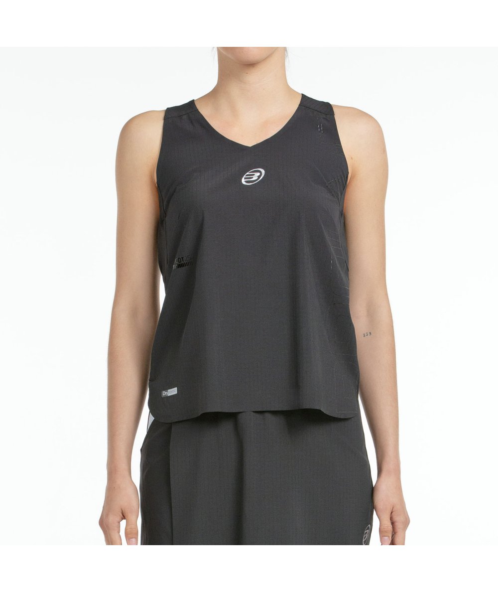 tienda de padel Madrid, tienda de padel online, tienda de padel españa, tienda de padel en linea, CAMISETA BULLPADEL LLEVA NEGRO