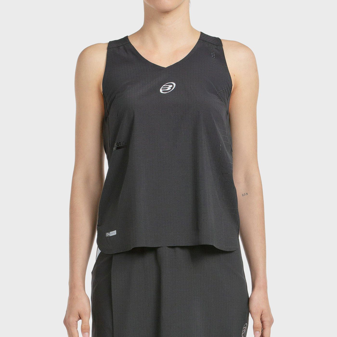T-SHIRT BULLPADEL LLEVA BLACK