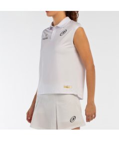 tienda de padel Madrid, tienda de padel online, tienda de padel españa, tienda de padel en linea, POLO BULLPADEL ACIDO BLANCO