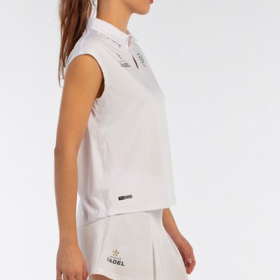 tienda de padel Madrid, tienda de padel online, tienda de padel españa, tienda de padel en linea, POLO BULLPADEL ACIDO BLANCO