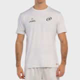 tienda de padel Madrid, tienda de padel online, tienda de padel españa, tienda de padel en linea, CAMISETA BULLPADEL BIZME BLANC