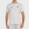 CAMISETA BULLPADEL BIZME BLANCO