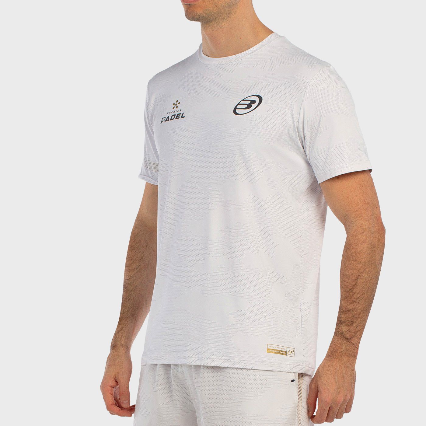 T-SHIRT BLANC BULLPADEL BIZME