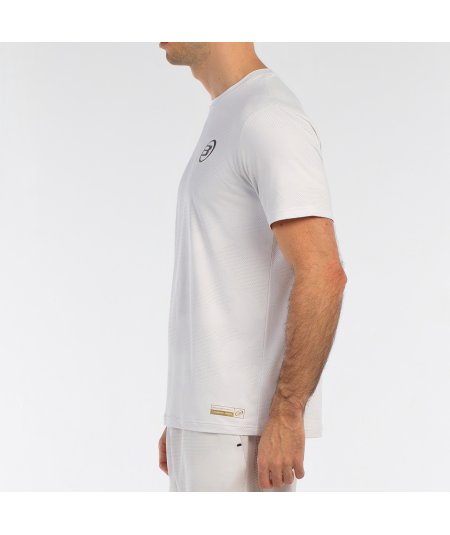 tienda de padel Madrid, tienda de padel online, tienda de padel españa, tienda de padel en linea, CAMISETA BULLPADEL BIZME BLANC