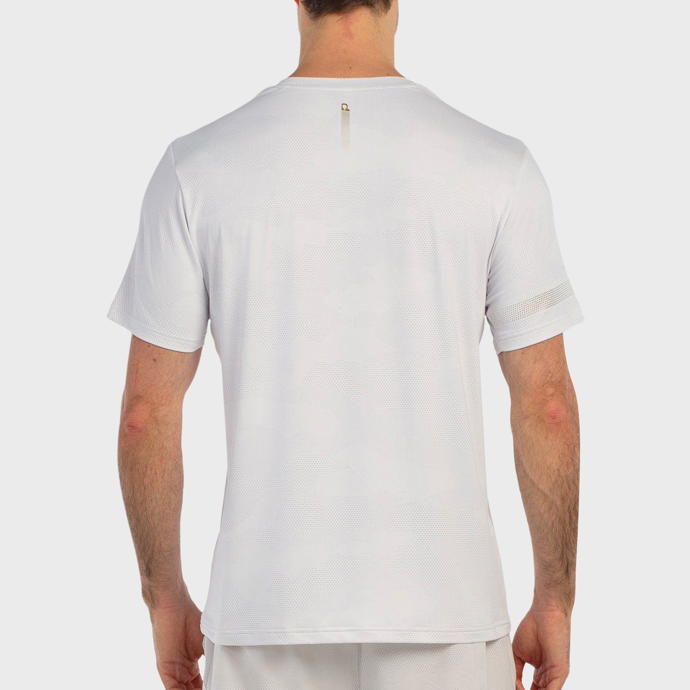 tienda de padel Madrid, tienda de padel online, tienda de padel españa, tienda de padel en linea, CAMISETA BULLPADEL BIZME BLANC