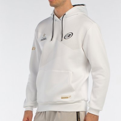 tienda de padel Madrid, tienda de padel online, tienda de padel españa, tienda de padel en linea, SUDADERA BULLPADEL BAQUE BLANC