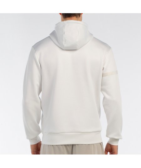 tienda de padel Madrid, tienda de padel online, tienda de padel españa, tienda de padel en linea, SUDADERA BULLPADEL BAQUE BLANC
