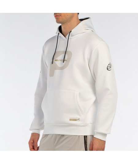 tienda de padel Madrid, tienda de padel online, tienda de padel españa, tienda de padel en linea, SUDADERA BULLPADEL BROTA BLANC