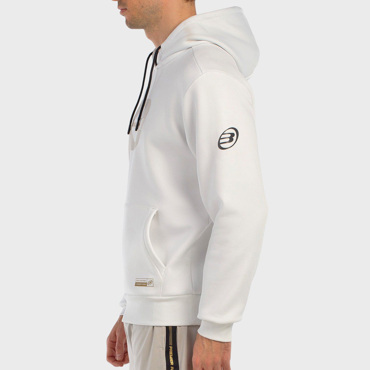 tienda de padel Madrid, tienda de padel online, tienda de padel españa, tienda de padel en linea, SUDADERA BULLPADEL BROTA BLANC
