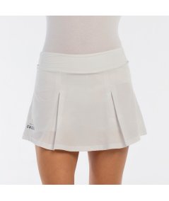 tienda de padel Madrid, tienda de padel online, tienda de padel españa, tienda de padel en linea, FALDA BULLPADEL ADOSO BLANCO