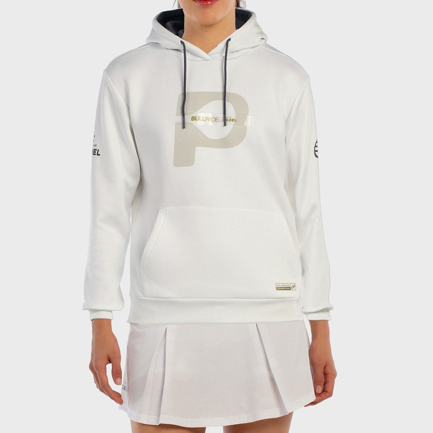 FELPA BULLPADEL AEREA BIANCO