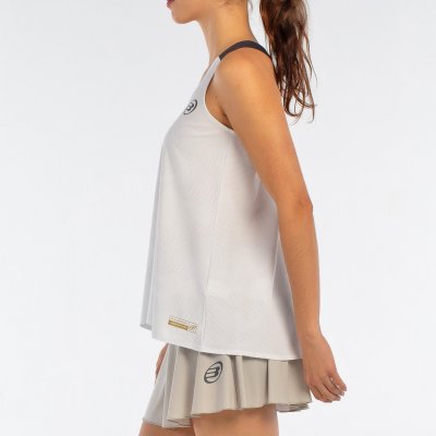 tienda de padel Madrid, tienda de padel online, tienda de padel españa, tienda de padel en linea, CAMISETA BULLPADEL AGORE BLANC