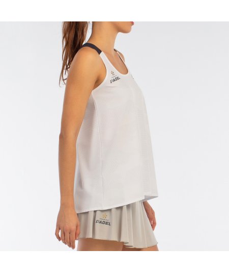 tienda de padel Madrid, tienda de padel online, tienda de padel españa, tienda de padel en linea, CAMISETA BULLPADEL AGORE BLANC