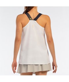 tienda de padel Madrid, tienda de padel online, tienda de padel españa, tienda de padel en linea, CAMISETA BULLPADEL AGORE BLANC