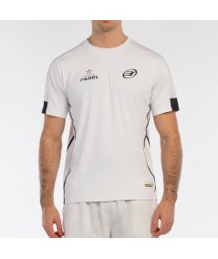 tienda de padel Madrid, tienda de padel online, tienda de padel españa, tienda de padel en linea, CAMISETA BULLPADEL BORNI BLANC