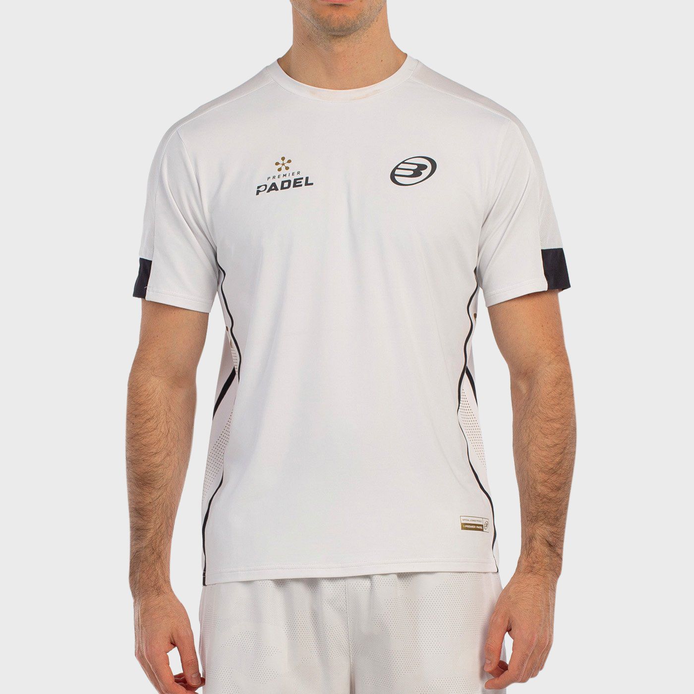 T-SHIRT BULLPADEL BORNI BLANC