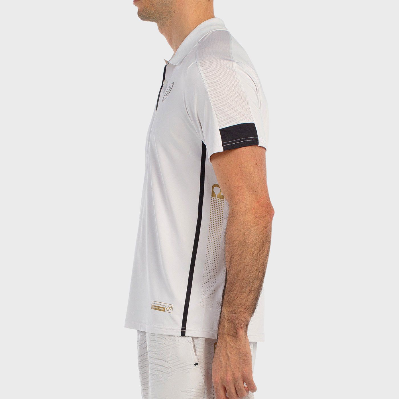 tienda de padel Madrid, tienda de padel online, tienda de padel españa, tienda de padel en linea, POLO BULLPADEL BOGUE BLANCO