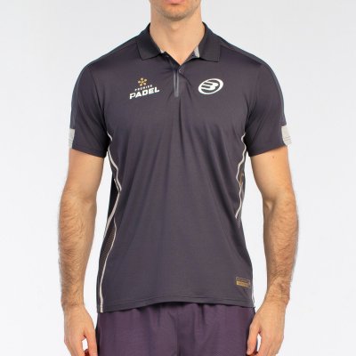 POLO SHIRT BULLPADEL BOGUE CHARCOAL