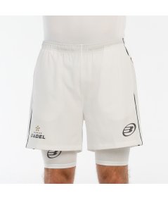 tienda de padel Madrid, tienda de padel online, tienda de padel españa, tienda de padel en linea, SHORT BULLPADEL BARDE BLANCO