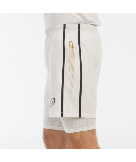 tienda de padel Madrid, tienda de padel online, tienda de padel españa, tienda de padel en linea, SHORT BULLPADEL BARDE BLANCO