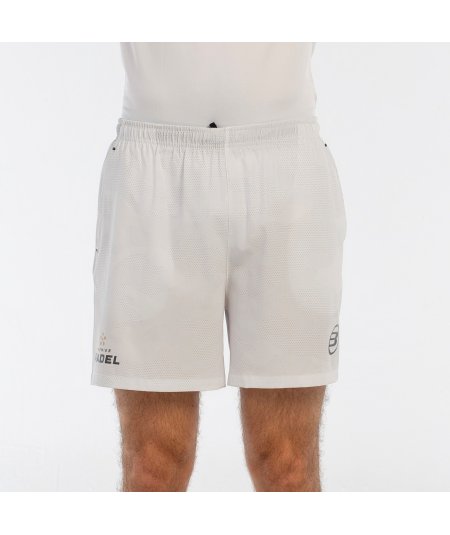 tienda de padel Madrid, tienda de padel online, tienda de padel españa, tienda de padel en linea, SHORT BULLPADEL BUGLE BLANCO