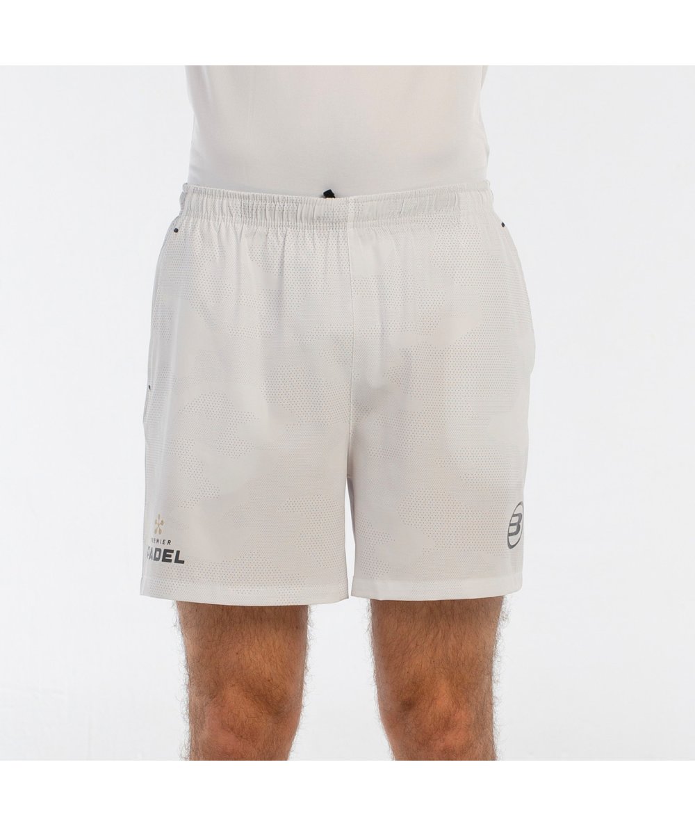 tienda de padel Madrid, tienda de padel online, tienda de padel españa, tienda de padel en linea, SHORT BULLPADEL BUGLE BLANCO