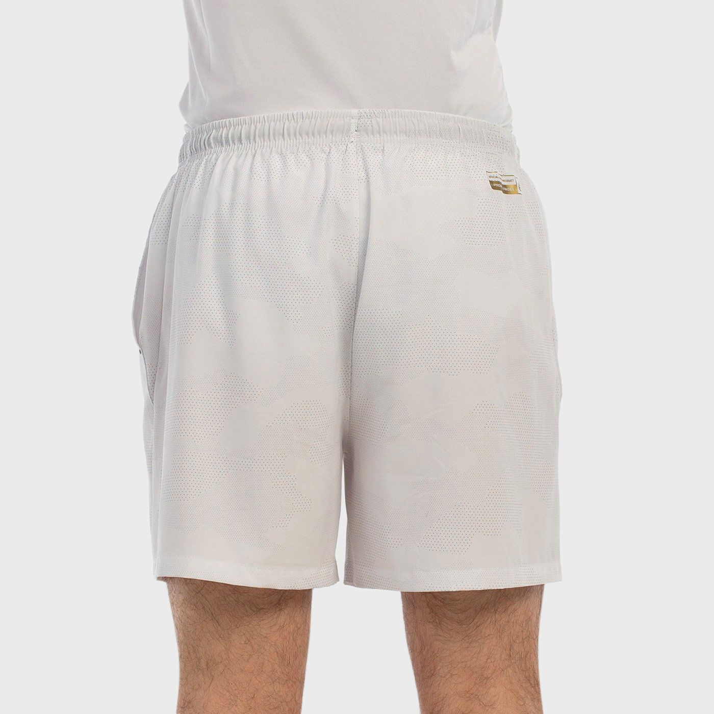 tienda de padel Madrid, tienda de padel online, tienda de padel españa, tienda de padel en linea, SHORT BULLPADEL BUGLE BLANCO
