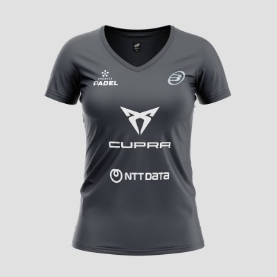 T-SHIRT BULLPADEL LARDA TF DF BLACK