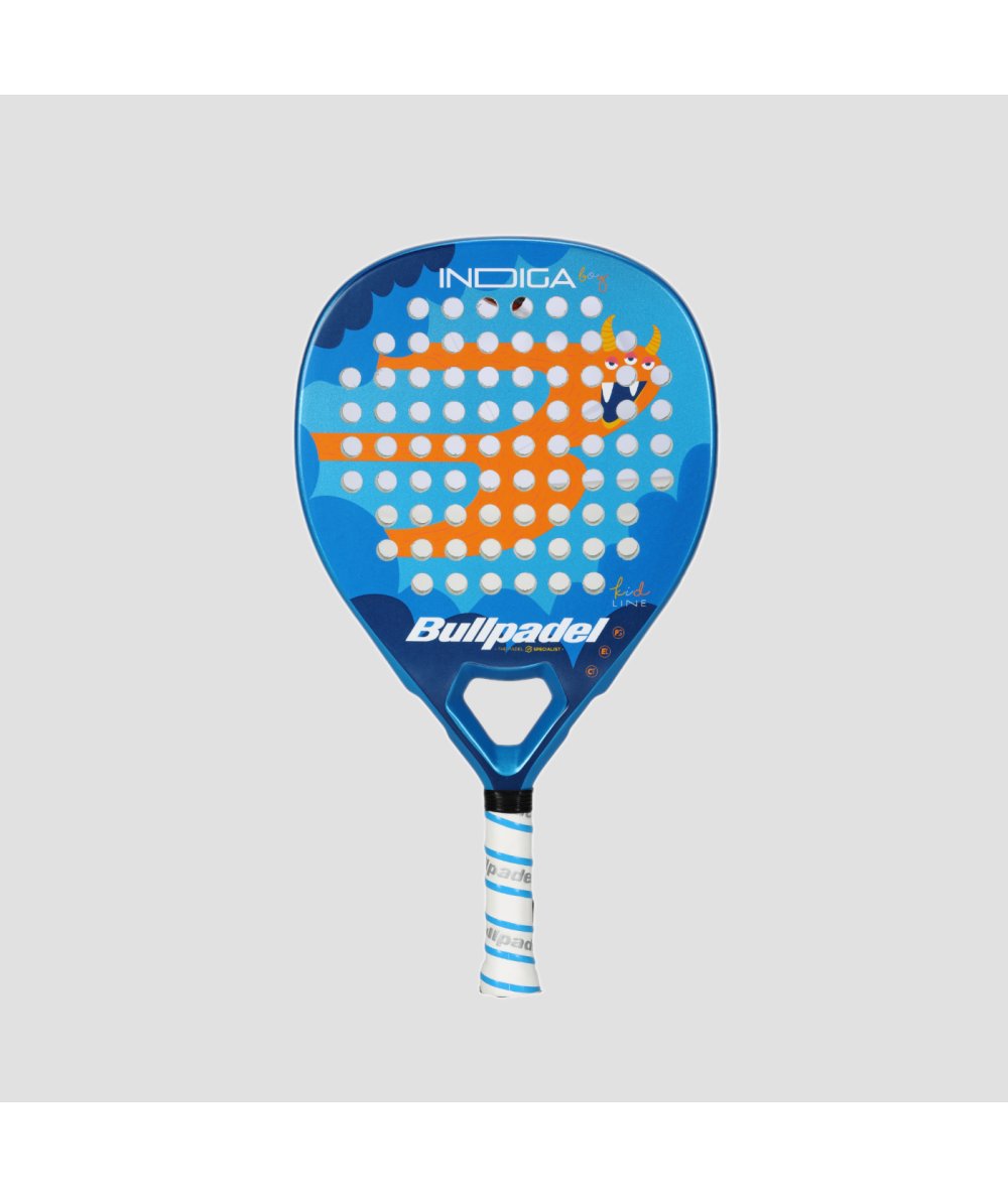 tienda de padel Madrid, tienda de padel online, tienda de padel españa, tienda de padel en linea, PALA BULLPADEL INDIGA BOY 25