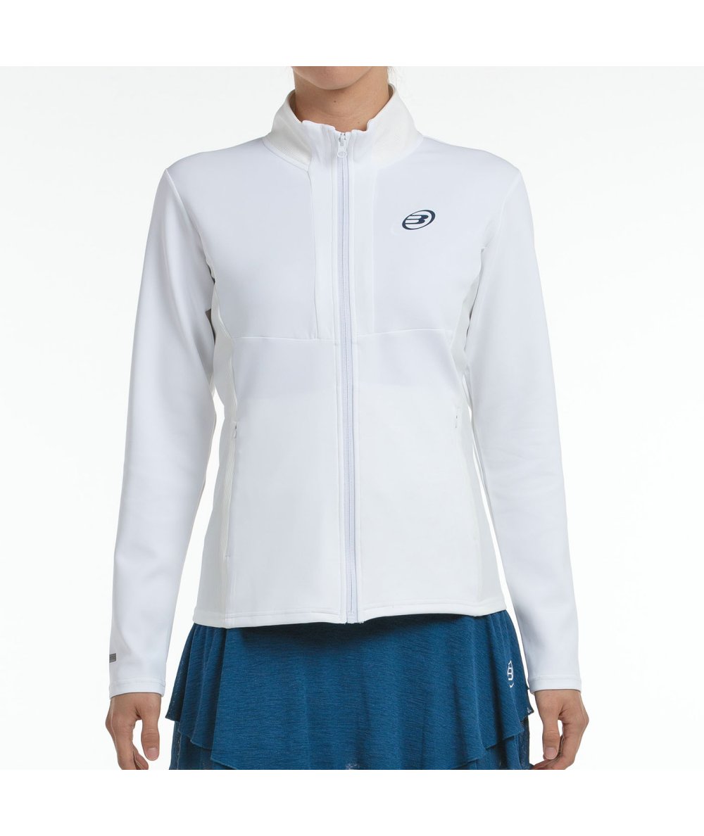 tienda de padel Madrid, tienda de padel online, tienda de padel españa, tienda de padel en linea, SUDADERA BULLPADEL DESNA BLANC