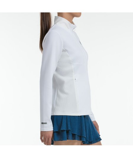tienda de padel Madrid, tienda de padel online, tienda de padel españa, tienda de padel en linea, SUDADERA BULLPADEL DESNA BLANC